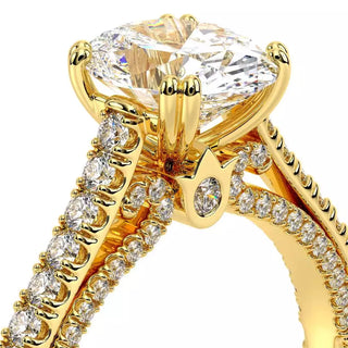 Couture 0.4ct Oval Cathedral Engagement Ring Couture-0452Ov