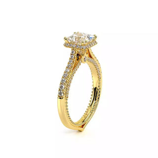 Couture 0.5ct Princess Halo Engagement Ring Couture-0482Pr