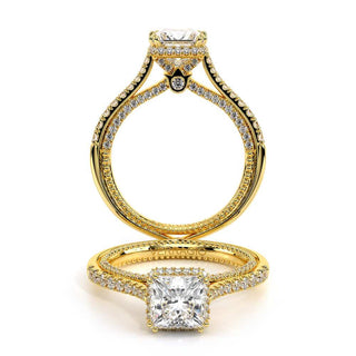 Couture 0.5ct Princess Halo Engagement Ring Couture-0482Pr