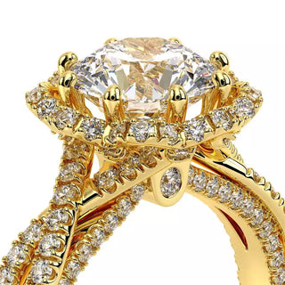 Couture 0.85ct Round Halo Engagement Ring Couture-0466R