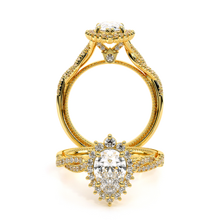 Renaissance 0.5 Pear Halo Engagement Ring Renaissance-987Ps