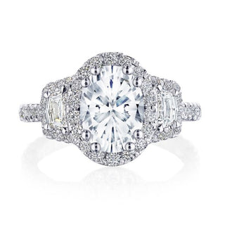 Petite Crescent RoyalT  Engagement Ring HT2677