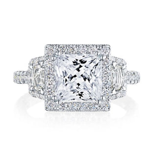 Petite Crescent RoyalT  Engagement Ring HT2677