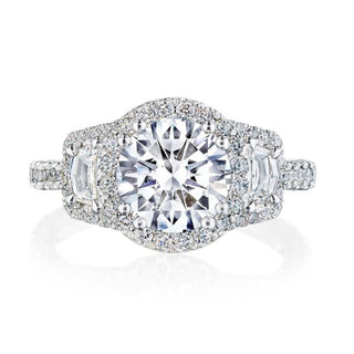 Petite Crescent RoyalT  Engagement Ring HT2677