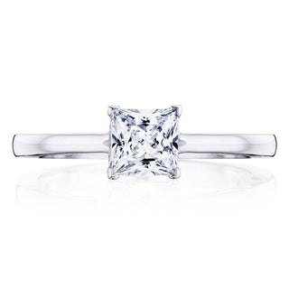 Coastal Crescent Solitaire Engagement Ring P100