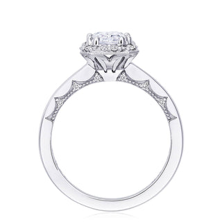 Coastal Crescent Solitaire Engagement Ring P101