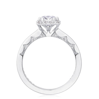 Coastal Crescent Solitaire Engagement Ring P101