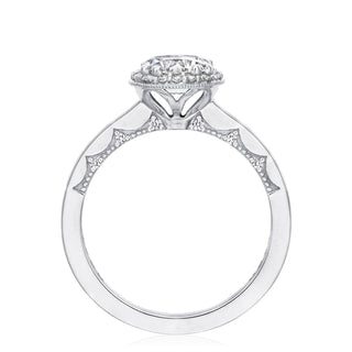 Coastal Crescent Solitaire Engagement Ring P101