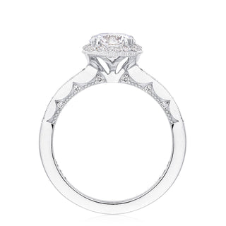 Coastal Crescent Solitaire Engagement Ring P103