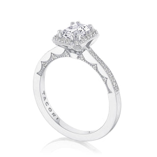 Coastal Crescent Solitaire Engagement Ring P103