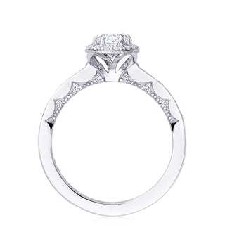 Coastal Crescent Solitaire Engagement Ring P103