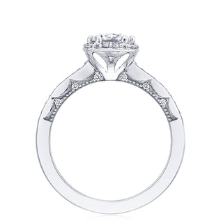 Coastal Crescent Solitaire Engagement Ring P103