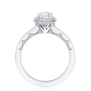 Coastal Crescent Solitaire Engagement Ring P103