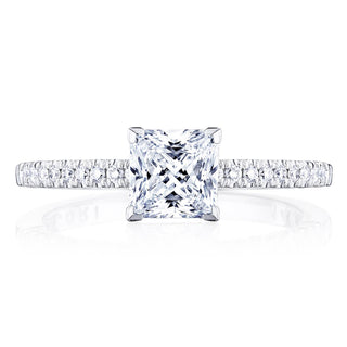 Coastal Crescent Solitaire Engagement Ring P104