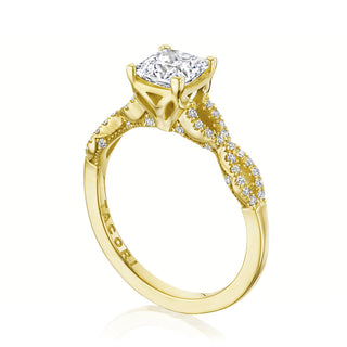 Coastal Crescent Solitaire Engagement Ring P105