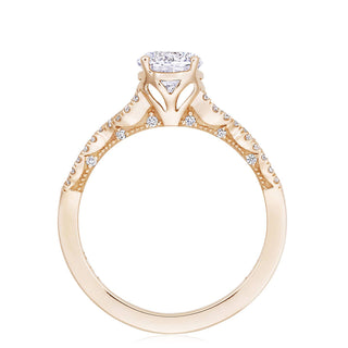 Coastal Crescent Solitaire Engagement Ring P105