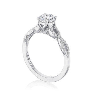 Coastal Crescent Solitaire Engagement Ring P105