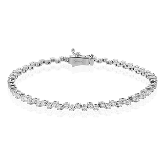 TENNIS BRACELET IN 18K WHITE GOLD WITH DIAMONDS LB2327