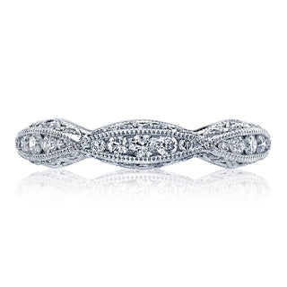 Classic Crescent Eternity Wedding Band 2578