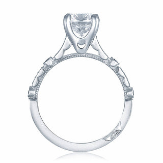 Sculpted Crescent Solitaire Engagement Ring 202-2PR