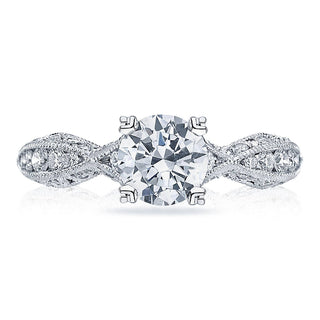 Classic Crescent Solitaire Engagement Ring 2578RD