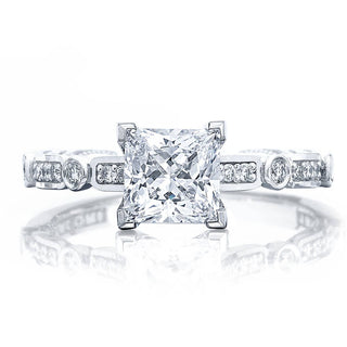 Sculpted Crescent Solitaire Engagement Ring 202-2PR